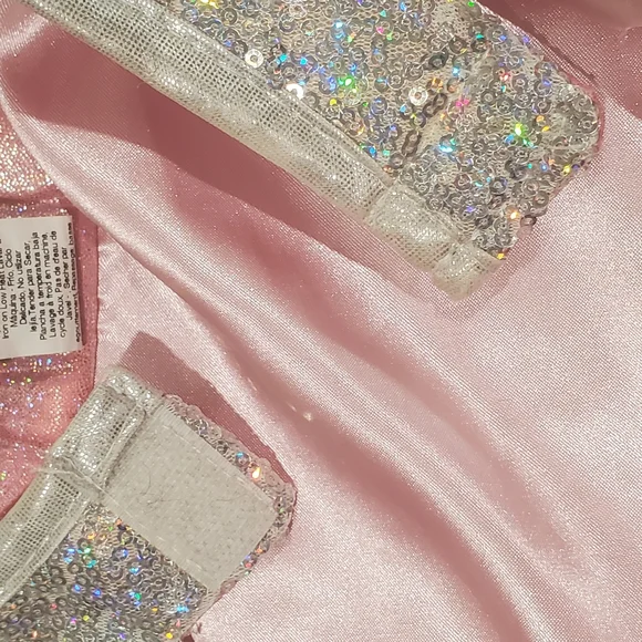 Great Pretenders Reversible Cape Halloween Costume Dress Up Sz 4-6Y Pink Sequin - Picture 7 of 12